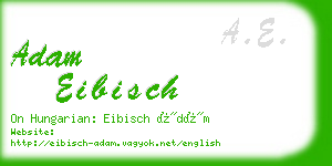 adam eibisch business card